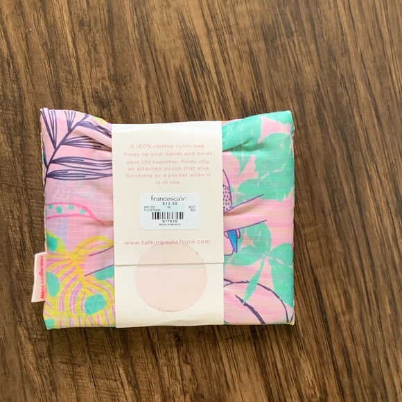 Francesca’s collections twist & shout  flock yeah reusable tote - Picture 5 of 6